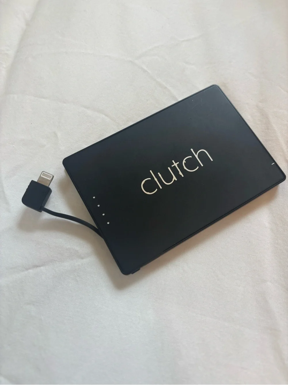 Portable Power Bank Charger lightning cable - Black
